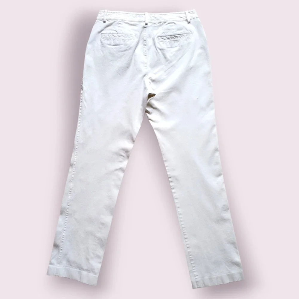 Lauren Ralph Lauren White‎ Straight Leg Jeans Trousers Size 8 Women's